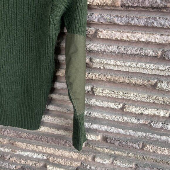 DSCP Valor Collection US Military Service Sweater Men 100% Wool Army Green Sz 42 - Picture 6 of 9